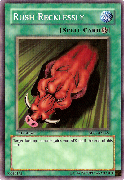 Rush Recklessly, Starter Deck: Yu-Gi-Oh! 5D's 2009 · 5DS2-EN022