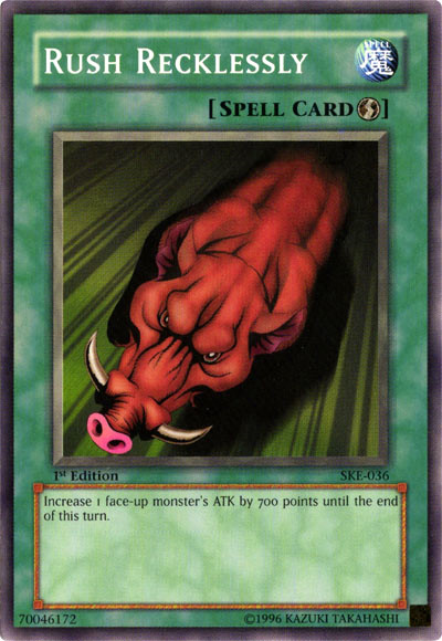 Rush Recklessly, Starter Deck: Kaiba Evolution · SKE-036