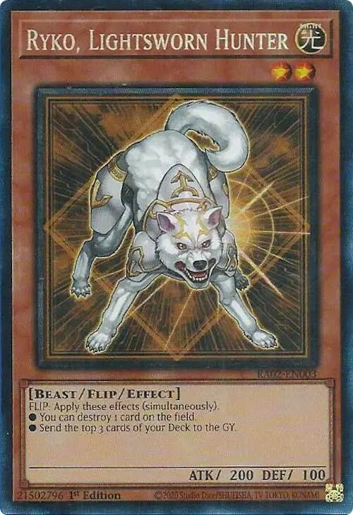 Ryko, Lightsworn Hunter, 25th Anniversary Rarity Collection II · RA02-EN003
