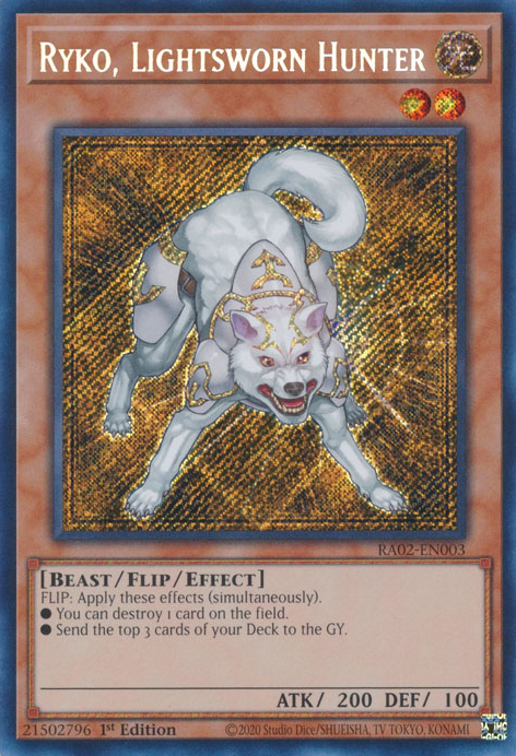 Ryko, Lightsworn Hunter, 25th Anniversary Rarity Collection II · RA02-EN003
