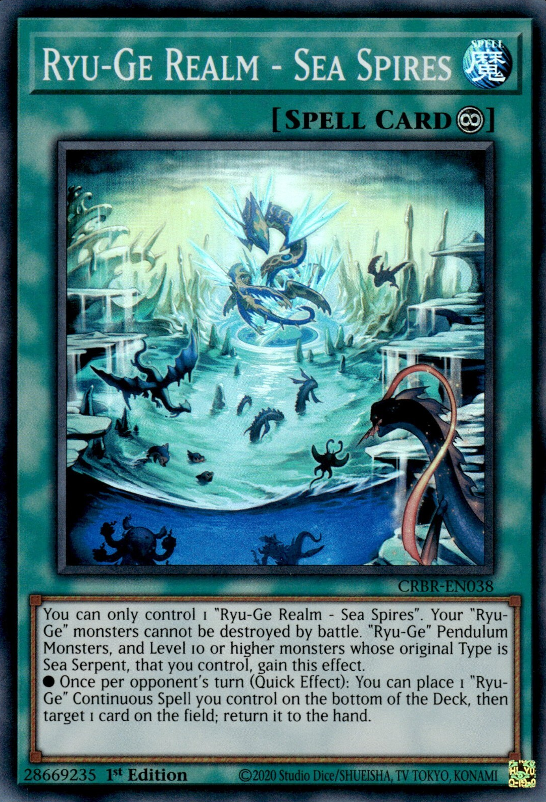 Ryu-Ge Realm - Sea Spires, Crossover Breakers · CRBR-EN038