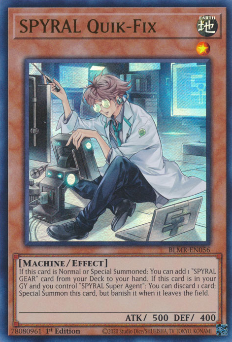 SPYRAL Quik-Fix, Battles of Legend: Monstrous Revenge · BLMR-EN056
