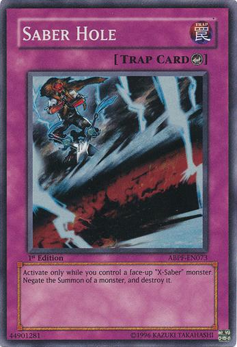 Saber Hole, Absolute Powerforce Sneak Peek Participation Card · ABPF-EN073