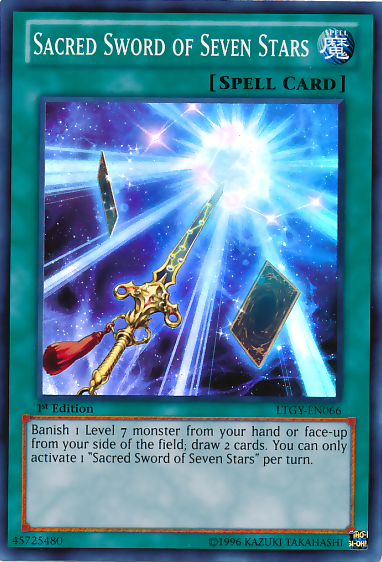 Sacred Sword of Seven Stars, Lord of the Tachyon Galaxy Sneak Peek Participation Card · LTGY-EN066