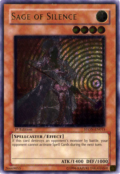 Sage of Silence, Strike of Neos Sneak Peek Participation Card · STON-EN015