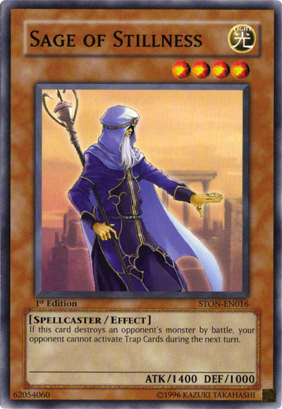 Sage of Stillness, Strike of Neos Sneak Peek Participation Card · STON-EN016