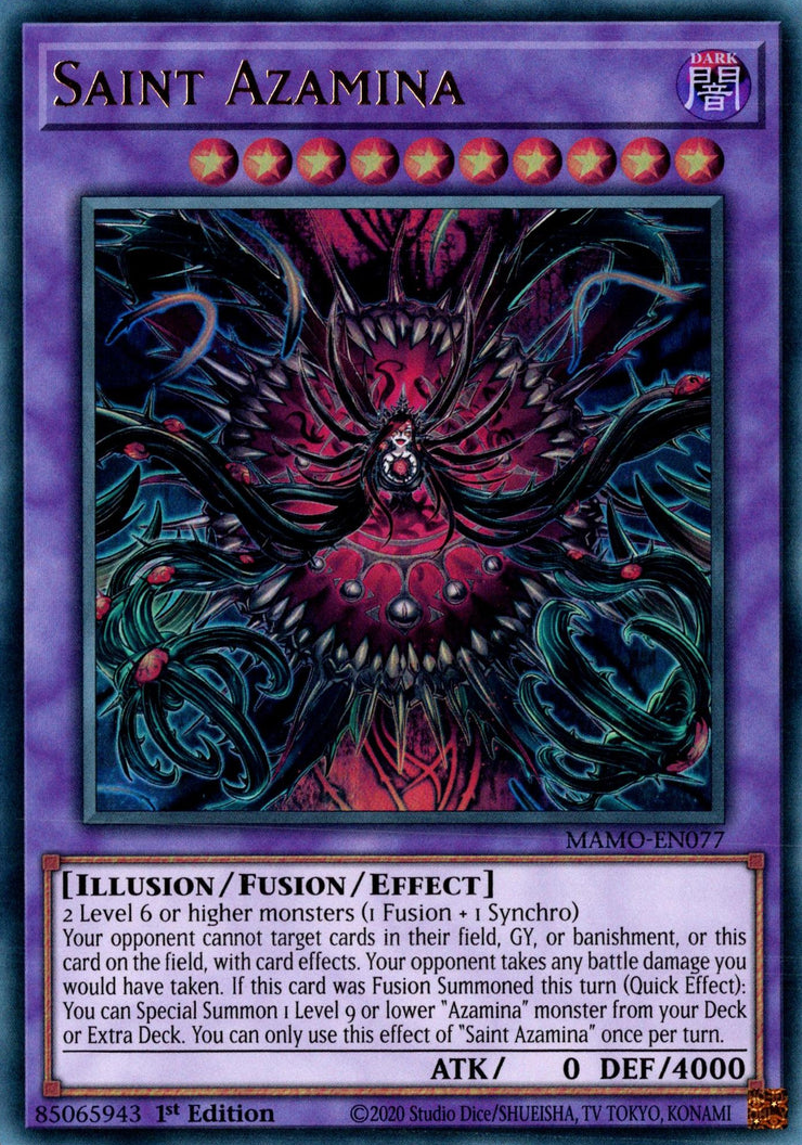 Saint Azamina, Magnificent Monsters · MAMO-EN077