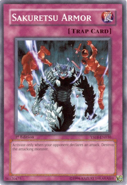 Sakuretsu Armor, Starter Deck: Jaden Yuki · YSDJ-EN036