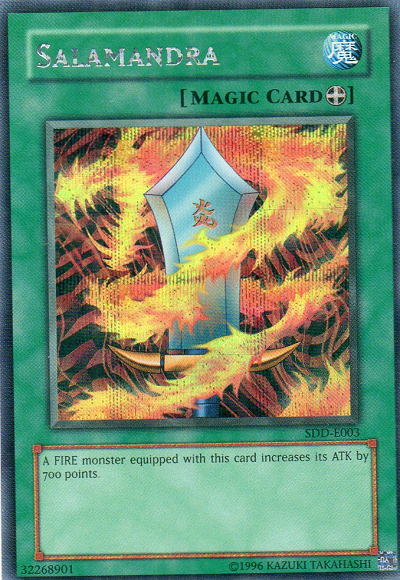 Salamandra, Yu-Gi-Oh! Worldwide Edition: Stairway to the Destined Duel promotional cards · SDD-E003