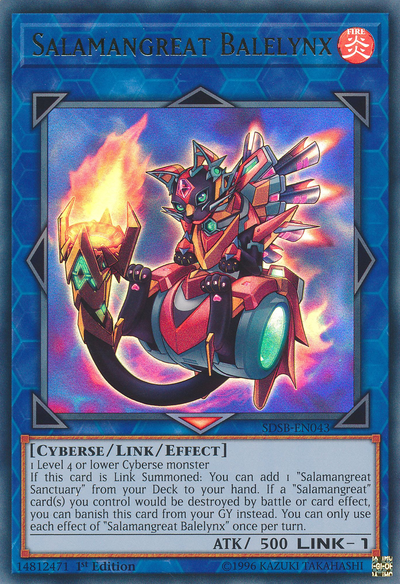 Salamangreat Balelynx, Structure Deck: Soulburner · SDSB-EN043
