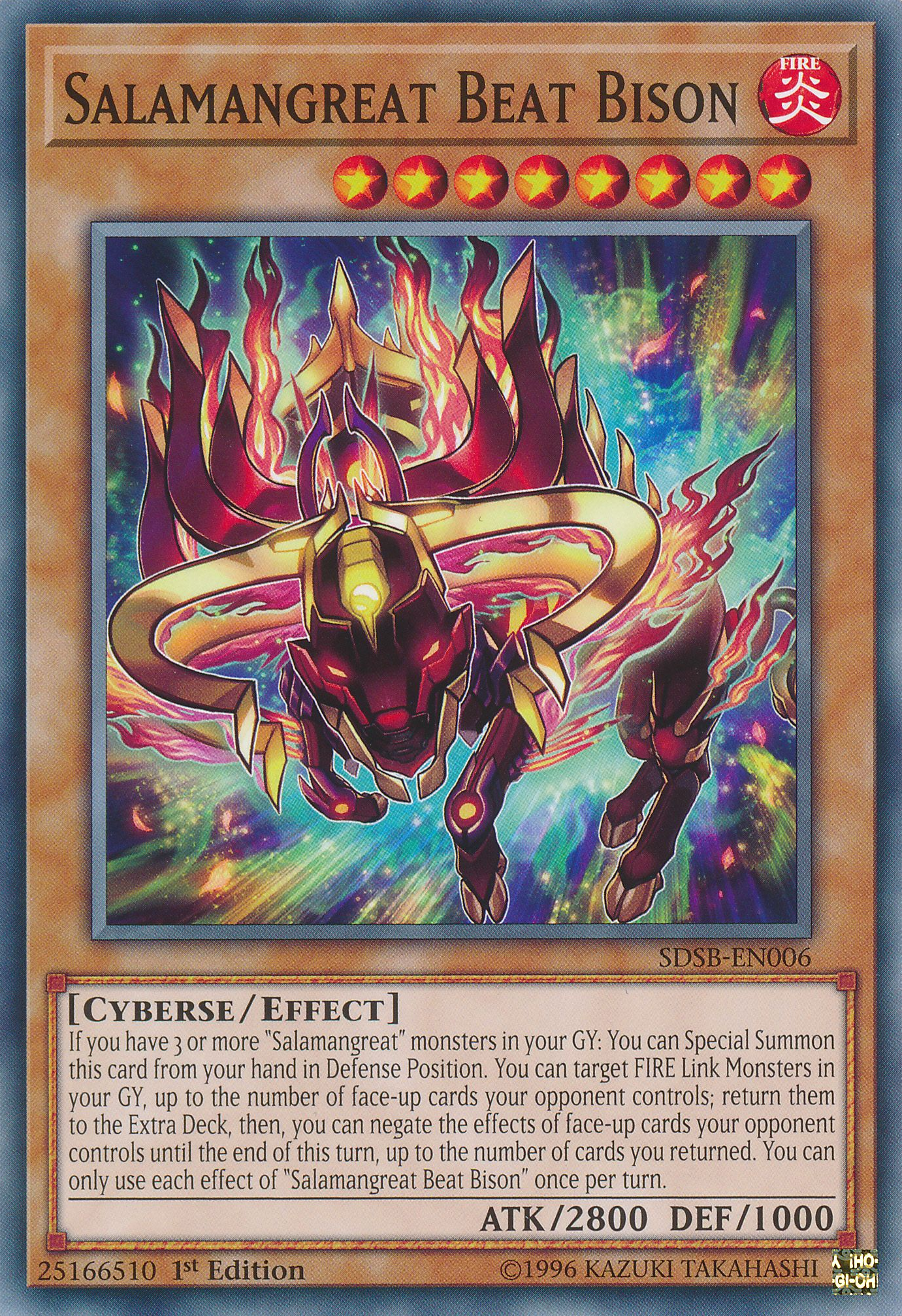 Salamangreat Beat Bison, Structure Deck: Soulburner · SDSB-EN006