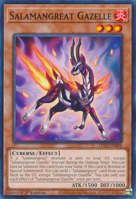 Salamangreat Gazelle, Legendary Duelists: Soulburning Volcano · LD10-EN008