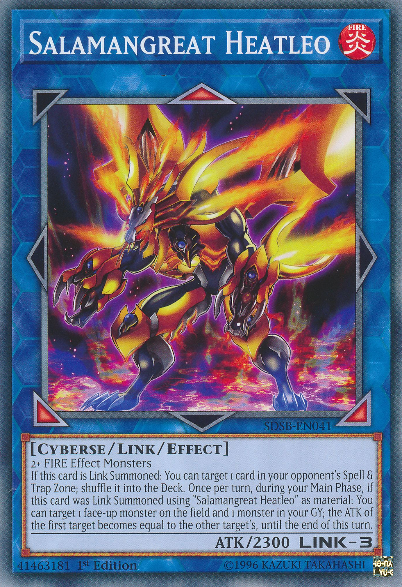 Salamangreat Heatleo, Structure Deck: Soulburner · SDSB-EN041