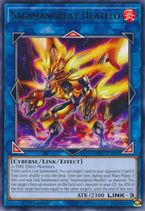 Salamangreat Heatleo, Soul Fusion Sneak Peek Participation Card · SOFU-EN040