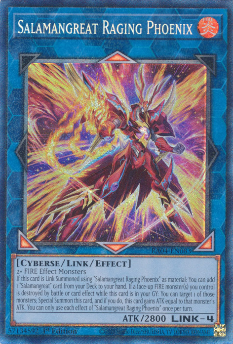 Salamangreat Raging Phoenix, Quarter Century Stampede · RA04-EN083