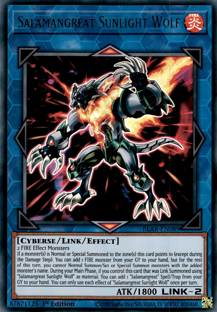 Salamangreat Sunlight Wolf, Battles of Legend: Armageddon · BLAR-EN089