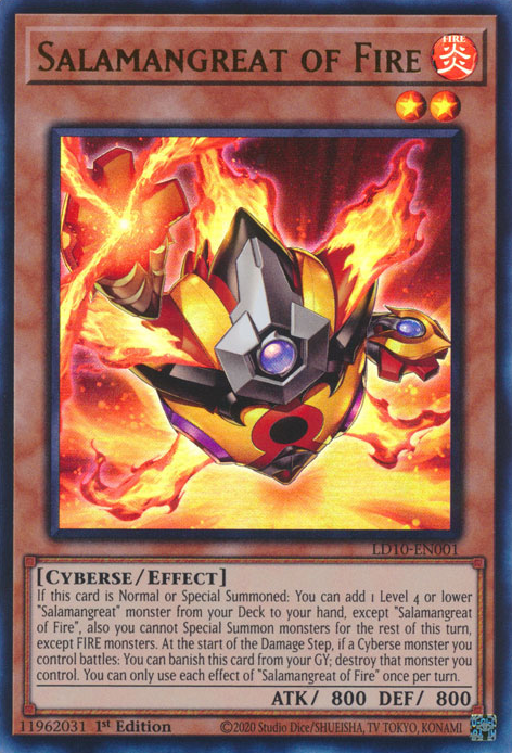 Salamangreat of Fire, Legendary Duelists: Soulburning Volcano · LD10-EN001