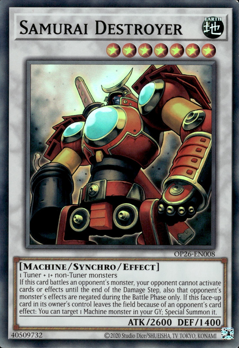 Samurai Destroyer, OTS Tournament Pack 26 · OP26-EN008