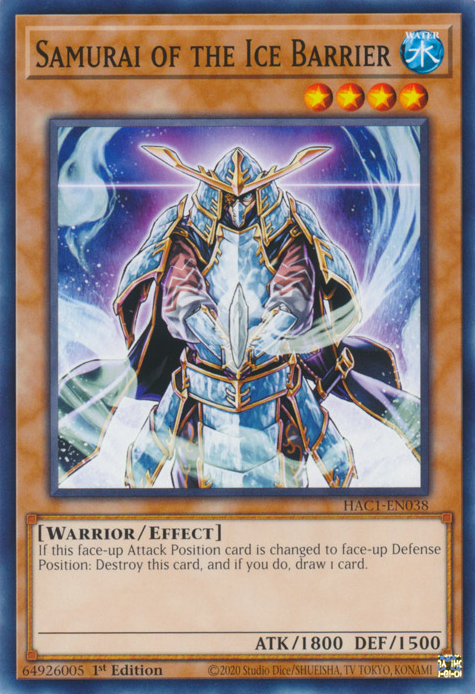 Samurai of the Ice Barrier, Hidden Arsenal: Chapter 1 · HAC1-EN038