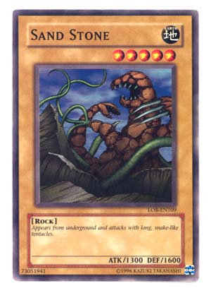 Sand Stone, Legend of Blue Eyes White Dragon · LOB-109