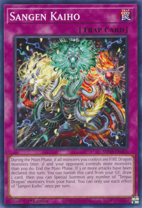 Sangen Kaiho, 2025 Mega-Pack Tin · MP25-EN395