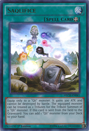Saqlifice, The New Challengers Sneak Peek Participation Card · NECH-EN061