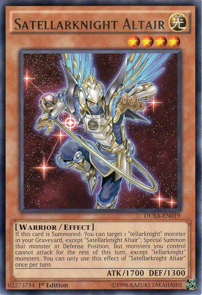 Satellarknight Altair, Duelist Alliance Sneak Peek Participation Card · DUEA-EN019