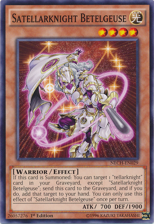 Satellarknight Betelgeuse, The New Challengers Sneak Peek Participation Card · NECH-EN029