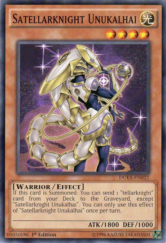 Satellarknight Unukalhai, Duelist Alliance Sneak Peek Participation Card · DUEA-EN022