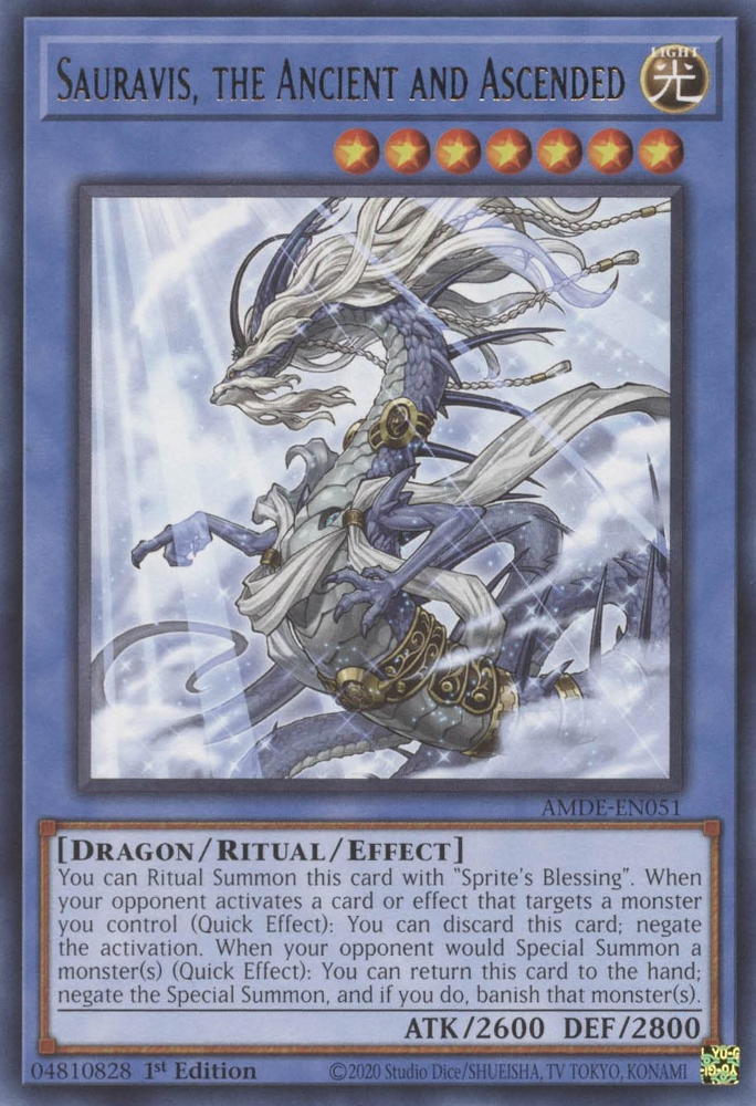Sauravis, the Ancient and Ascended, Amazing Defenders · AMDE-EN051