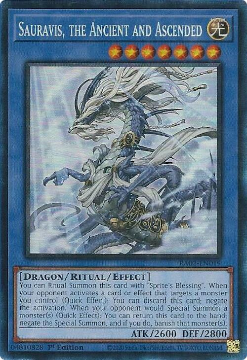 Sauravis, the Ancient and Ascended, 25th Anniversary Rarity Collection II · RA02-EN019