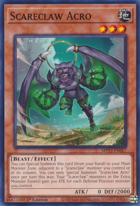 Scareclaw Acro, 25th Anniversary Tin: Dueling Heroes Mega Pack · MP23-EN067