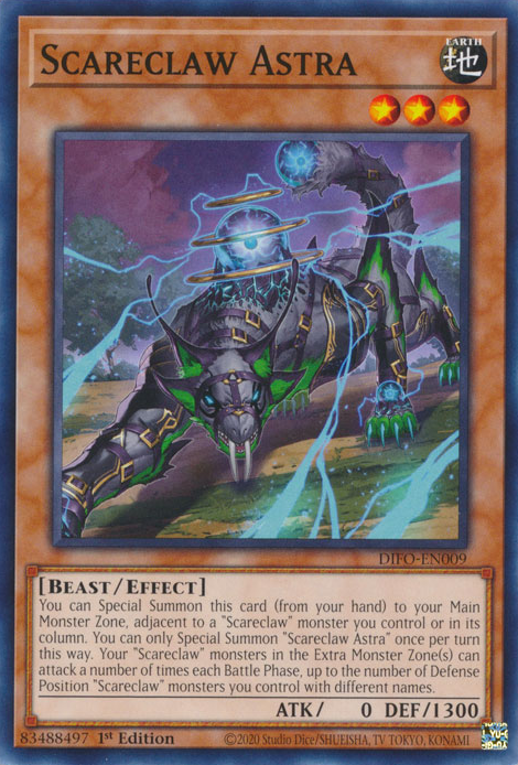 Scareclaw Astra, Dimension Force · DIFO-EN009