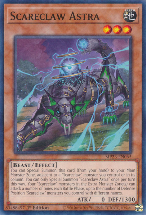 Scareclaw Astra, 25th Anniversary Tin: Dueling Heroes Mega Pack · MP23-EN065