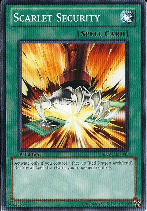 Scarlet Security, Extreme Victory Sneak Peek Participation Card · EXVC-EN045