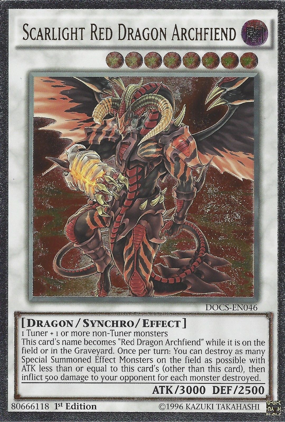 Scarlight Red Dragon Archfiend, Dimension of Chaos Sneak Peek Participation Card · DOCS-EN046