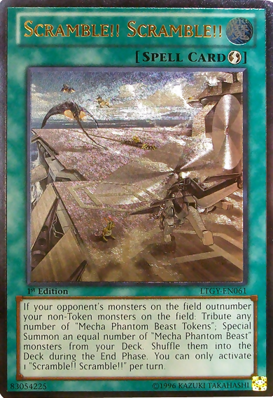 Scramble!! Scramble!!, Lord of the Tachyon Galaxy Sneak Peek Participation Card · LTGY-EN061