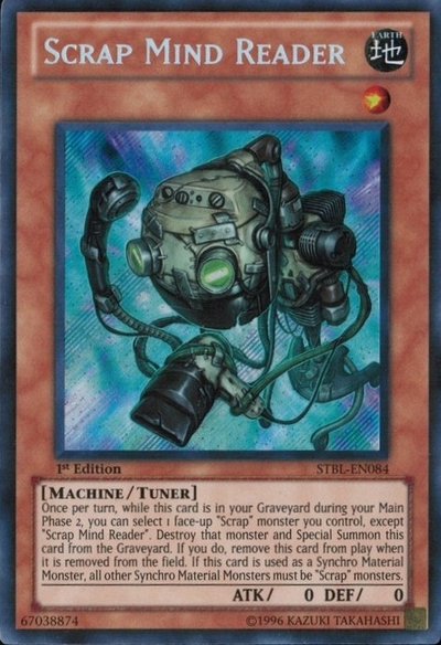 Scrap Mind Reader, Starstrike Blast Sneak Peek Participation Card · STBL-EN084
