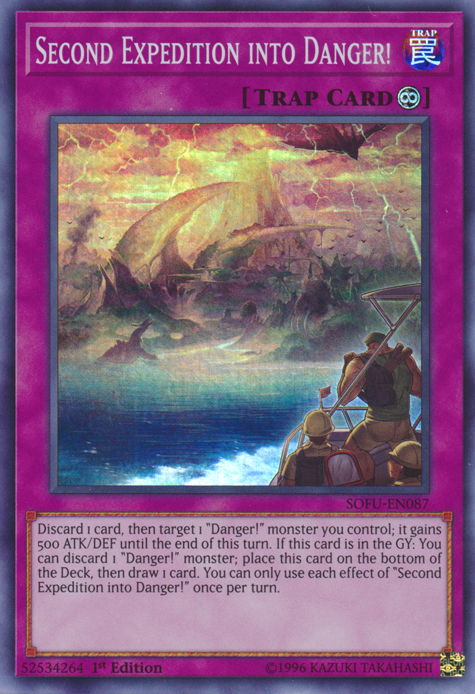 Second Expedition into Danger!, Soul Fusion Sneak Peek Participation Card · SOFU-EN087