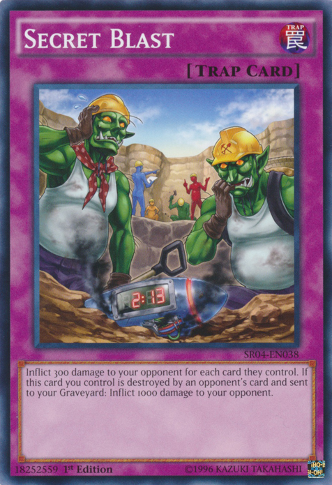 Secret Blast, Dinosmasher's Fury Structure Deck · SR04-EN038