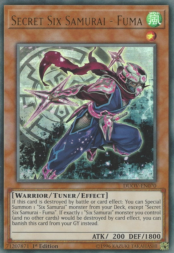 Secret Six Samurai - Fuma, Duel Overload · DUOV-EN070