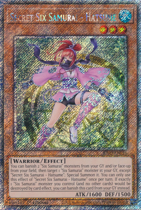 Secret Six Samurai - Hatsume, Quarter Century Bonanza · RA03-EN016