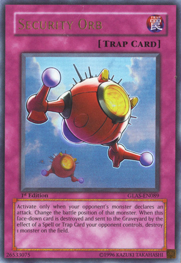 Security Orb, Gladiator's Assault Sneak Peek Participation Card · GLAS-EN089