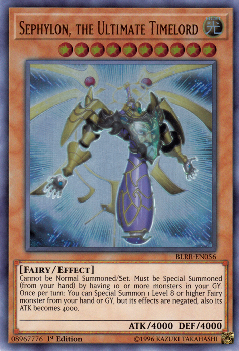 Sephylon, the Ultimate Timelord, Battles of Legend: Relentless Revenge · BLRR-EN056
