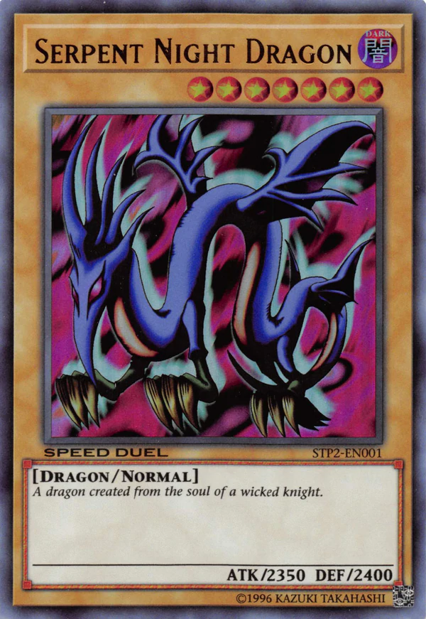 Serpent Night Dragon, Speed Duel Tournament Pack 2 · STP2-EN001