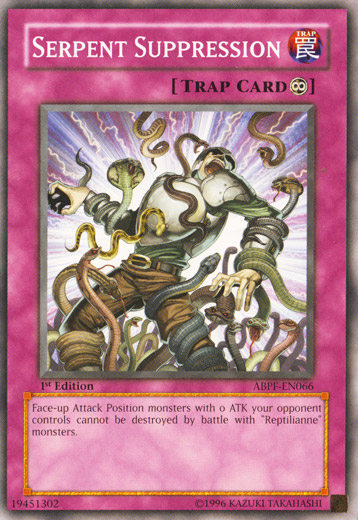 Serpent Suppression, Absolute Powerforce Sneak Peek Participation Card · ABPF-EN066