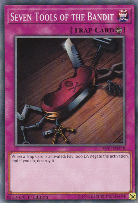 Seven Tools of the Bandit, Speed Duel Starter Decks: Destiny Masters · SS01-ENA18