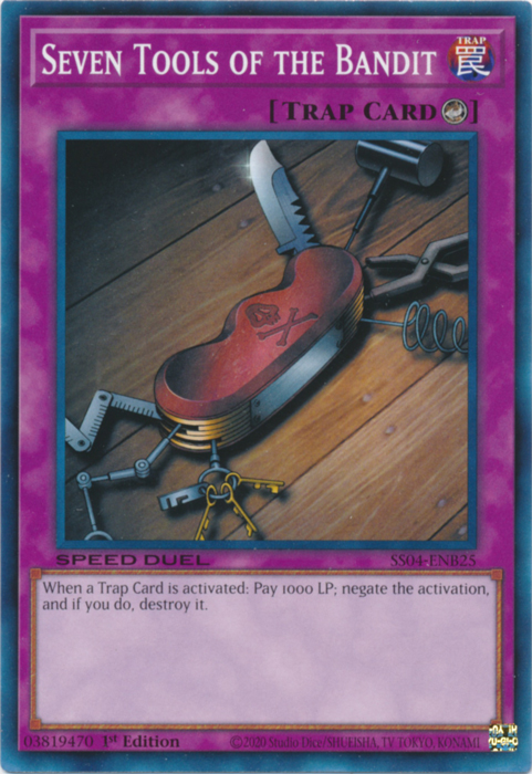 Seven Tools of the Bandit, Speed Duel Starter Decks: Match of the Millennium · SS04-ENB25