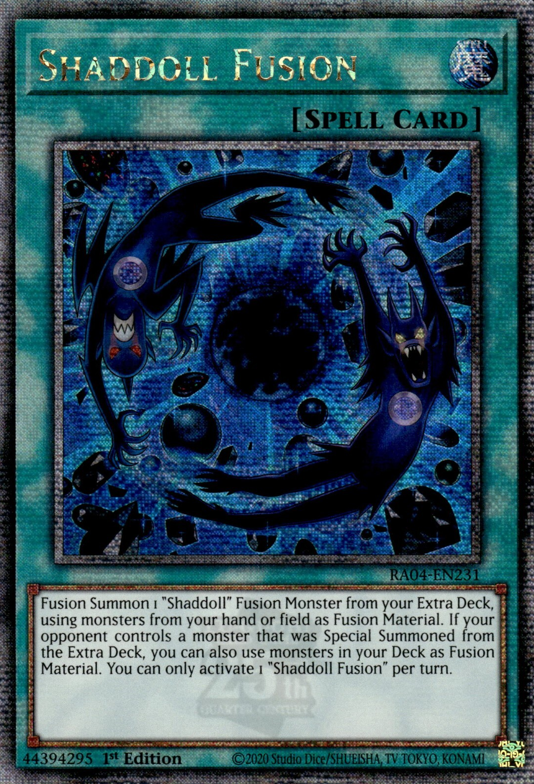 Shaddoll Fusion, Quarter Century Stampede · RA04-EN231