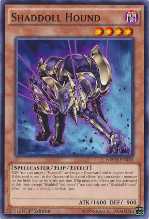 Shaddoll Hound, The New Challengers Sneak Peek Participation Card · NECH-EN030